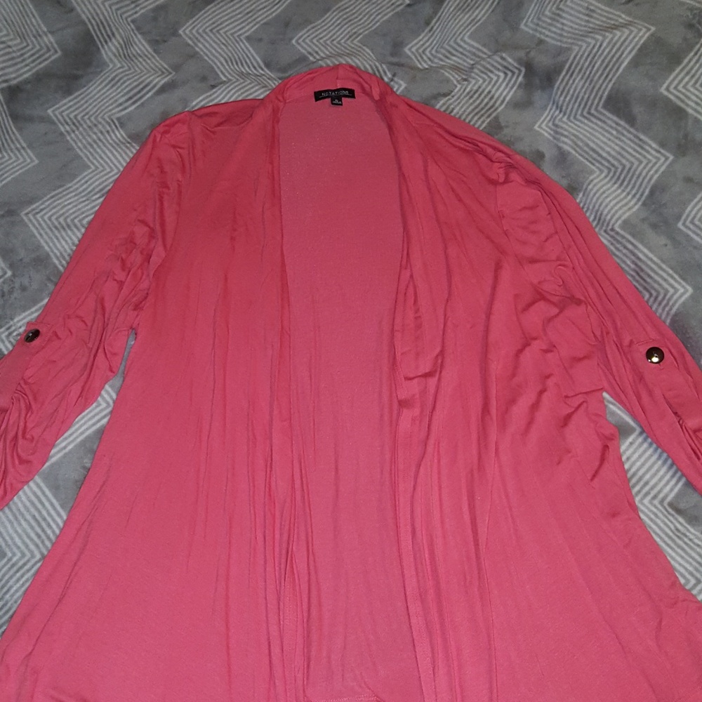 Coral Notations Cardigan